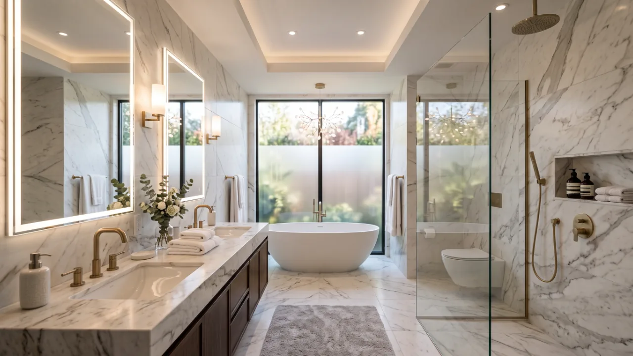 Bagni chiavi in mano — lavoro realizzato da Edil Professional