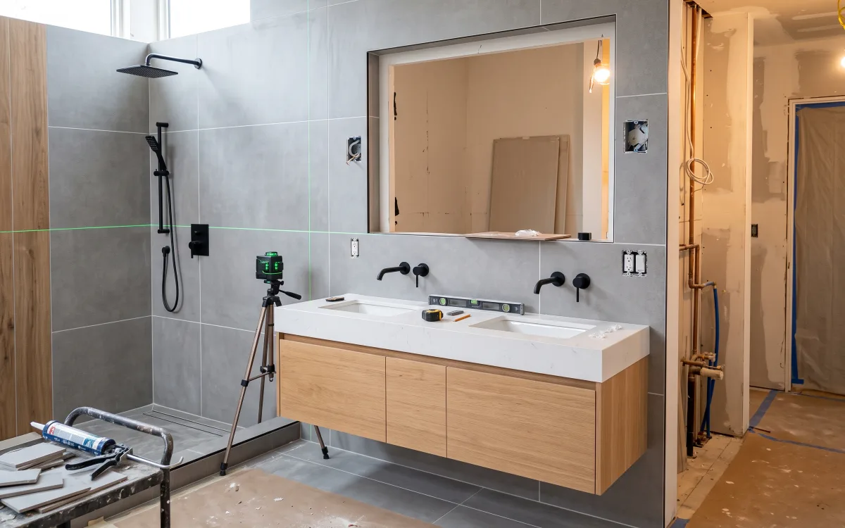 Bagno ristrutturato da Edil Professional a Massa Lombarda